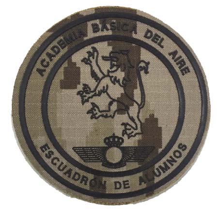 Escudo Academia Básica del Aíre León Escuadrón alumnos árido ter